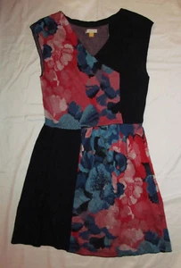 LEIFSDOTTIR knit half day jacquard floral needlepoint print sleeveless dress XS  - Picture 1 of 1