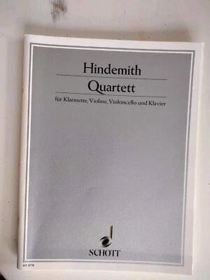 Hindemith Quartett fur Klarinette, Violine, Violoncello und Klavier - EUC - Image 1 of 3