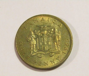 Jamaica 1965 1/2 Half Penny Au Coin