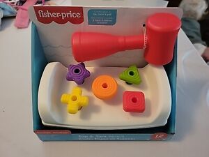 Fisher-Price Tap & Turn Bench Double Sided Infant Toddler Toy Color Shape Play