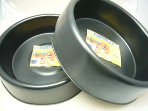2 Stück Futtertrog Futterschüssel aus Kunststoff 11 Liter schwarz Fortex USA - Bild 1 von 3