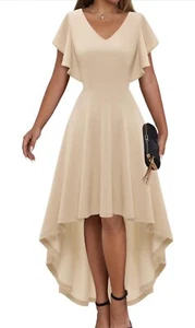 DressTells Women Cocktail Evening Party Midi Dress 2024 Formal Wedding Dress M - Picture 1 of 11
