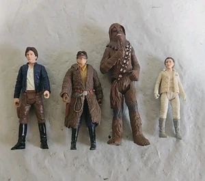 Lote de 4 - 2000 CHEWBACCA - Hons Solo - Leia * Star Wars Bin E - Imagen 1 de 12