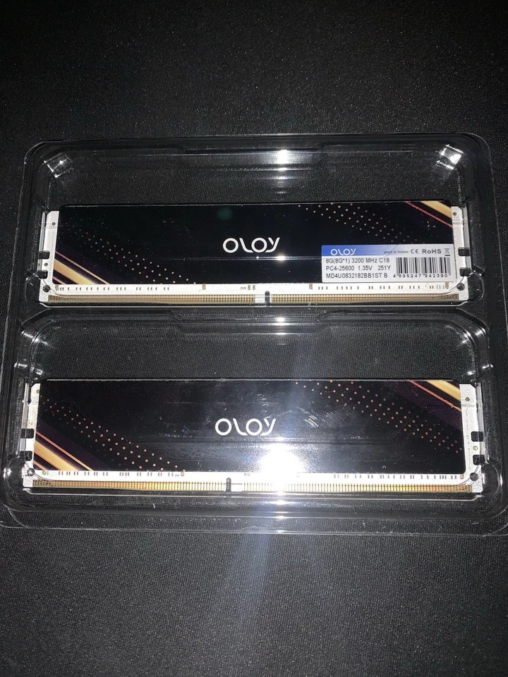 Oloy 16GB DDR4 Ram Kit (2x8GB) C16 3000 MHz Desktop Memory RAM PC4-24000 - Image 1 of 1