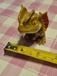 Dilophosaurus Snapping Jaw Mini Dinosaur Dino Figure Toy Cute Big Head Mini toy - Picture 1 of 10
