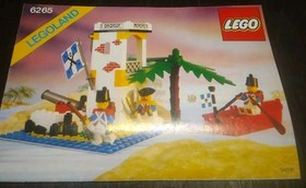 ⭐Lego Pirates 6265 Sabre Island 1989 Instructions ⭐