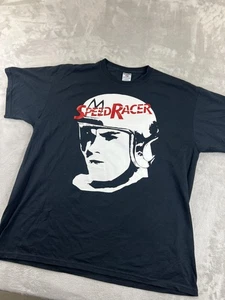 Speed Racer Film Shirt Herren XL schwarz 2006 Anime Grafik T-Shirt Jerzees Cartoon Y2K - Bild 1 von 11