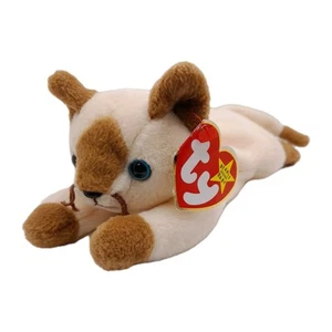 Ty Beanie Baby Snip the Siamese Cat Plush 7.5” Stuffed Animal Toy 1996 Retired - Picture 1 of 9