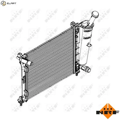 RADIATOR ENGINE COOLING 58429 FOR 169 A4.000 1.2L 4cyl - Image 1 of 4