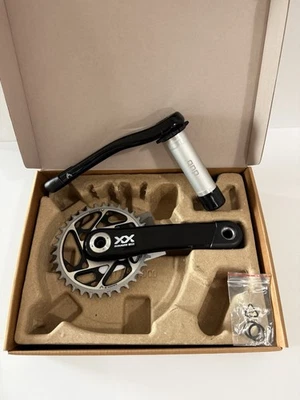 SRAM XX SL Crankset with new 34t chainring , 175mm  - Image 1 of 4