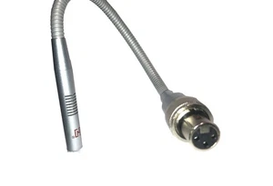Gooseneck Microphone 18" Gooseneck Size XLR Type Silver - Picture 1 of 2