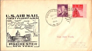 Robinson Airlines primo volo Rochester New York - New York - 1948 - DC-3 - Foto 1 di 2