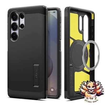 NEW Spigen Galaxy S25 Ultra Case MagSafe Compatible Magnetic with Stand Matte - Image 1 of 4