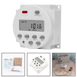 Wiederaufladbare batteriebetriebene digitale Zeitschaltuhr für Haushaltsgeräte - Picture 1 of 26