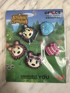 IN HAND ANIMAL CROSSING CREATOR 5-PACK AUTHENTIC CROCS JIBBITZ SHOE CHARMS - Picture 1 of 10