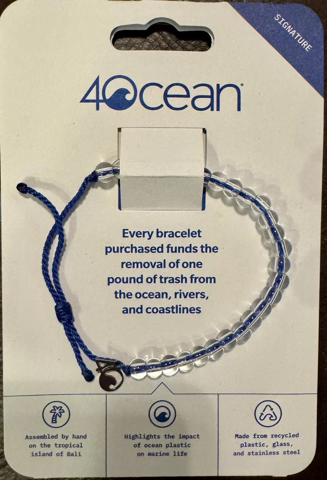 4ocean Bracelet in Original Signature Blue