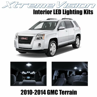 LED interior XtremeVision para GMC Terrain 2010-2014 (5 piezas) blanco puro Foto 1 de 4