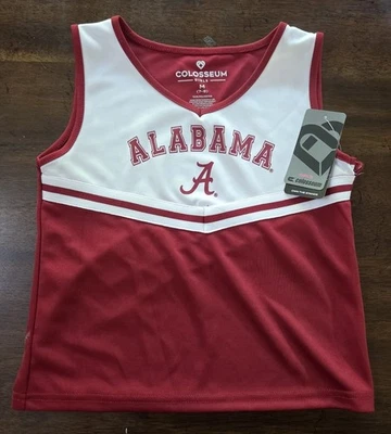 NUEVO Top de animación sin mangas Coliseo Girls M (7-8) Alabama Crimson Tide Foto 1 de 4