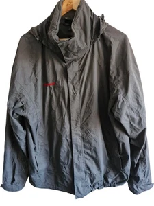 Mammut Waterproof Jacket Large men's DryTech Polyamide 50 chest Hooded Black - Picture 1 of 24