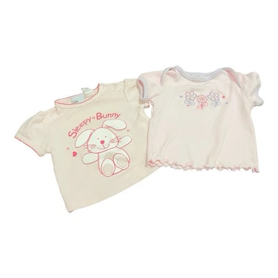 Paquete de camisetas para bebés niñas talla 000, camiseta floral Baby Now Sleepy Bunny Plus Target Foto 1 de 4