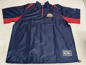Chaqueta de béisbol Cooperstown para hombre XL manga corta azul - Imagen 1 de 8