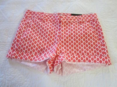 Pantalones Cortos Mujer Banana Republic Talla 4 Rosa Estampado Geométrico 4 1/2" Foto 1 de 4