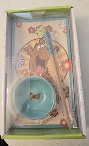 Scooby-Doo Keramik Sushi Teller Set Essstäbchen Soßenschale Sushischale Neu - Bild 1 von 8