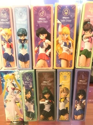 Sailor Moon SH Figuarts Animación Edición Color Juego Completo de 10 Figuras Foto 1 de 4
