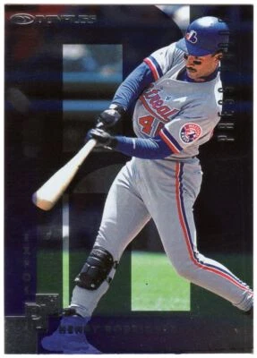 1997 Donruss Silver Press Proofs Henry Rodriguez Montreal Expos #10 - Image 1 of 2