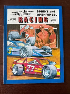1984 Santa Fe Speedway -Sprint & Open Wheel Racing - Souvenir Program - Picture 1 of 2
