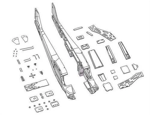 Multiplex / Hitec RC Rumpfteileset FunCub XL / 224430 - Bild 1 von 1