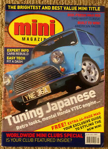 Mini Magazine - July 2003 - Classic - Carb Rebuild - Honda VTEC Engine -Fit Dash