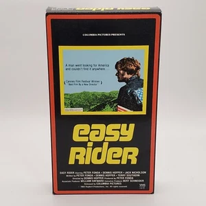 Easy Rider VHS 1987 Columbia Pictures Peter Fonda Dennis Hopper 1969 Movie - Picture 1 of 3