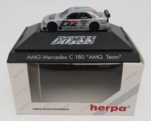 HERPA HO 1/87 MERCEDES C 180 AMG TEAM #15 FRANCHITTI DTM 95 #036467 IN BOX - Foto 1 di 10