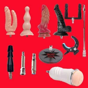 Sex Machine Attachments Vac-U-Lock Sex Toy for Couples Men Women Huge Anal Dildo - Picture 1 of 76