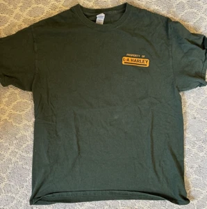 L-A Harley Davidson Nation Lewiston Maine Men’s Large Green TShirt - Picture 1 of 8