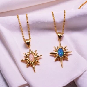 North Star Pendant Necklace, Unique Boho Jewellery, Meaningful Birthday Present - Picture 1 of 6