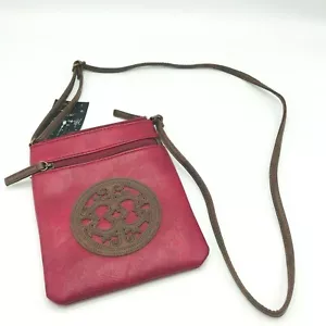 Bolso Bandolera Medallón Mimi & Jules Chateau Borgoña - Imagen 1 de 7