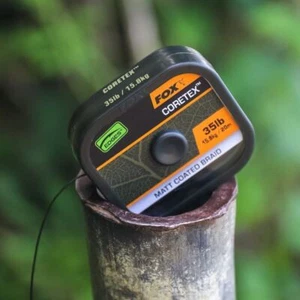 Fox Edges Naturals Coretex Semi Stiff Braid NEW Carp Fishing Braid *All Sizes* - Picture 1 of 7