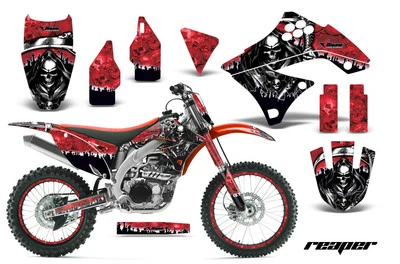 Graphic Stickers +#PLT/RIM Decals For Kawasaki KX450F 2009-2011 REAPER R - Image 1 of 2