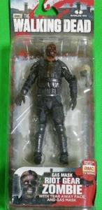 amc The Walking Dead Gas mask Riot Gear Zombie 1/6 Scale Custom Action Figure - Picture 1 of 5
