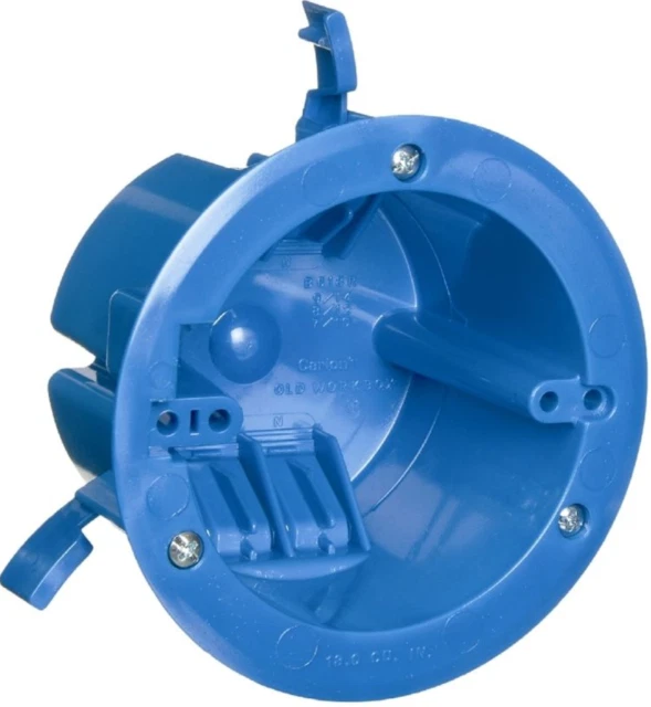 Carlon Ceiling Box 18.0 Cu In Pvc Blue Bulk - B618RR