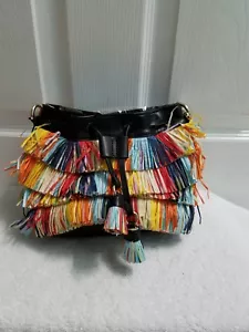 ZARA MULTICOLORED FRINGED MINI BUCKET BAG REF. 4784/204 NWT!!!! - Picture 1 of 5