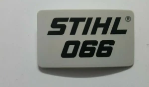 STIHL CHAINSAW 066 NAME TAG BADGE OEM 1122 967 1505 - Picture 1 of 2
