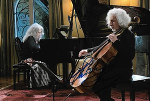 Martha Argerich Pianist & Mischa Maisky Cellist signed 8x12 inch photo autograph - Picture 1 of 1
