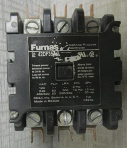 FURNAS DEFINITE PURPOSE CONTROLLER CONTACTOR 42DF35AG FUSE BLOCK - Picture 1 of 6
