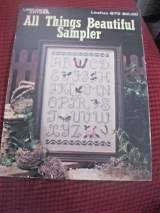 Leisure Arts - All Things Beautiful Sampler 1990, #873 - Foto 1 di 3
