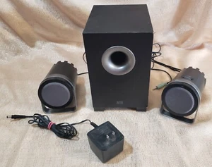 Used Altec Lansing BXR1221 Powered Audio Computer Speaker System with Subwoofer - Picture 1 of 10