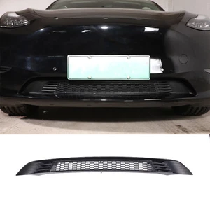 Front Bumper Grille Guard Middle Net Mid-net Inlet For Tesla Model Y 2020-2022 - Picture 1 of 12