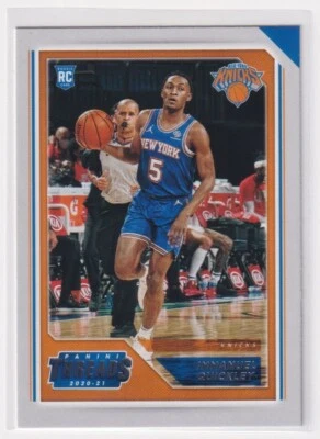 2020-21 Panini Threads Immanuel Quickley RC #100 New York Knicks - Image 1 of 2